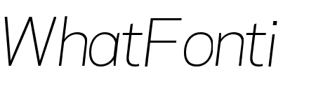 GalaxiePolaris LightItalic