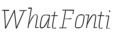 BC Pramen Slab Light Italic