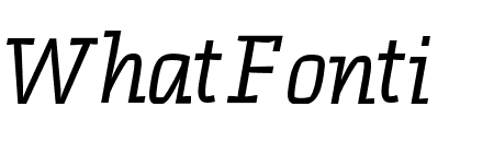 BC Pramen Slab Medium Italic