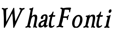 Array Condensed BoldItalic