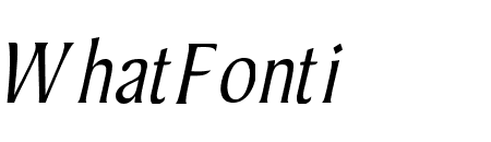 Barrett Condensed Italic