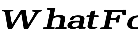 Bid Roman Extended Bold Italic