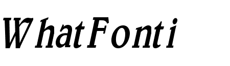 Blew Condensed Italic