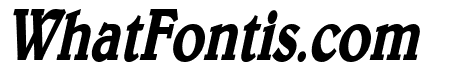 Blew Condensed Bold Italic