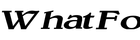 Blew Extended Italic