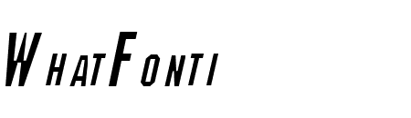 Block Condensed Italic