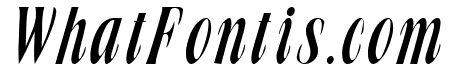Broach Thin Italic