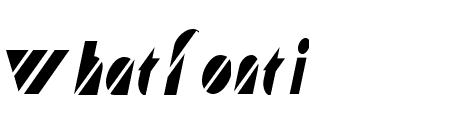 Cane Condensed Italic