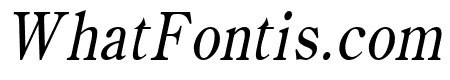 Cento Condensed Italic