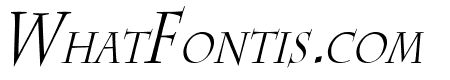 Chaz Thin Italic