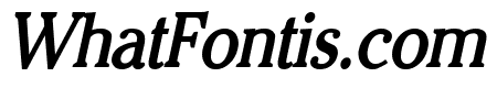 Chelsey Condensed Bold Italic