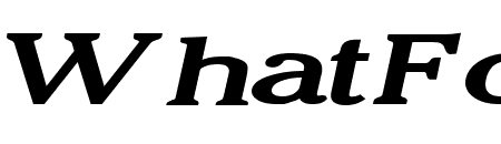 Chelsey Extended Bold Italic