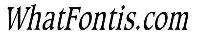 Clayton Thin Italic