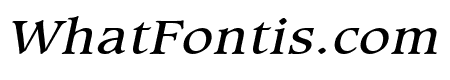 Clayton Wide Italic