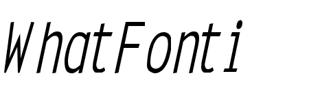 Clean Condensed Italic