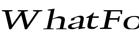 Congo Extended Italic