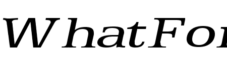 Eggo Extended Italic