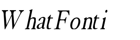 Elephant Condensed Italic