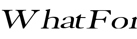 Elephant Extended Italic