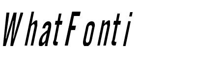 Eng Gothic Thin Italic