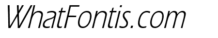 Eric Thin Italic