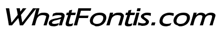 Eric Wide Bold Italic