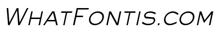 Eye glass Condensed Italic