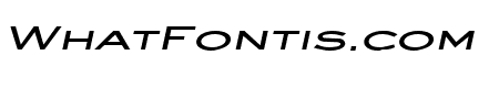 Eye glass Extended Bold Italic