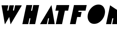 Fatso Condensed Italic