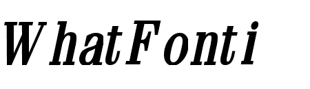 Feline Condensed BoldItalic