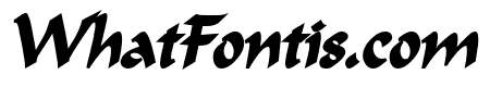 Flat Brush Condensed BoldItalic