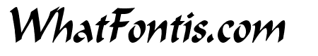 Flat Brush Thin Italic