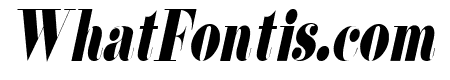 Floral Condensed Italic