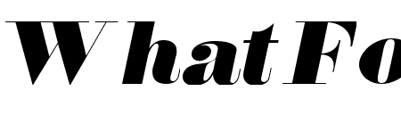 Floral Wide Italic