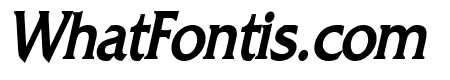Franco Condensed Bold Italic