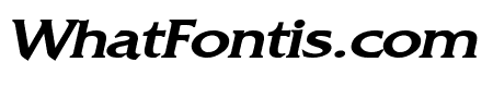 Franco Wide Bold Italic