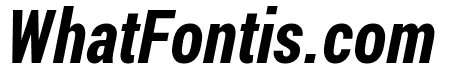 Franco Bold Italic