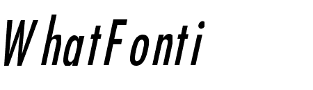 Fuji Condensed Italic