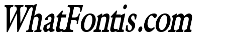 Galant Condensed BoldItalic