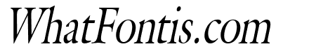 Galant Thin Italic