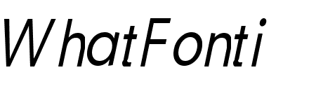 Geo 579 Condensed Italic