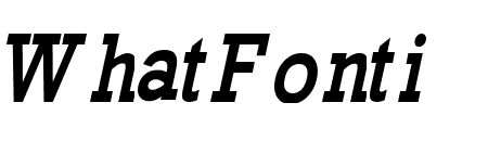Geo 986 Condensed Bold Italic