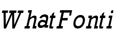 Geo 986 Condensed Italic