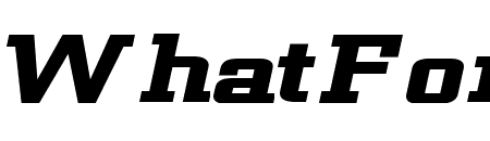 Geo 957 Extended Bold Italic
