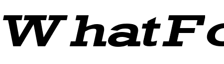 Geo 986 Extended Bold Italic
