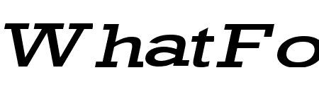 Geo 986 Extended Italic