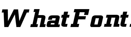 Geo 957 Wide Bold Italic
