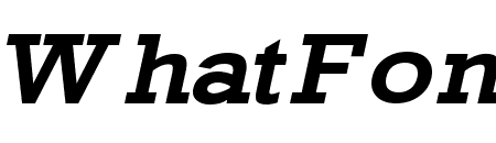 Geo 986 Wide Bold Italic