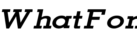 Geo Wide Bold Italic