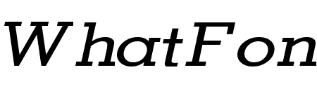 Geo Wide Italic